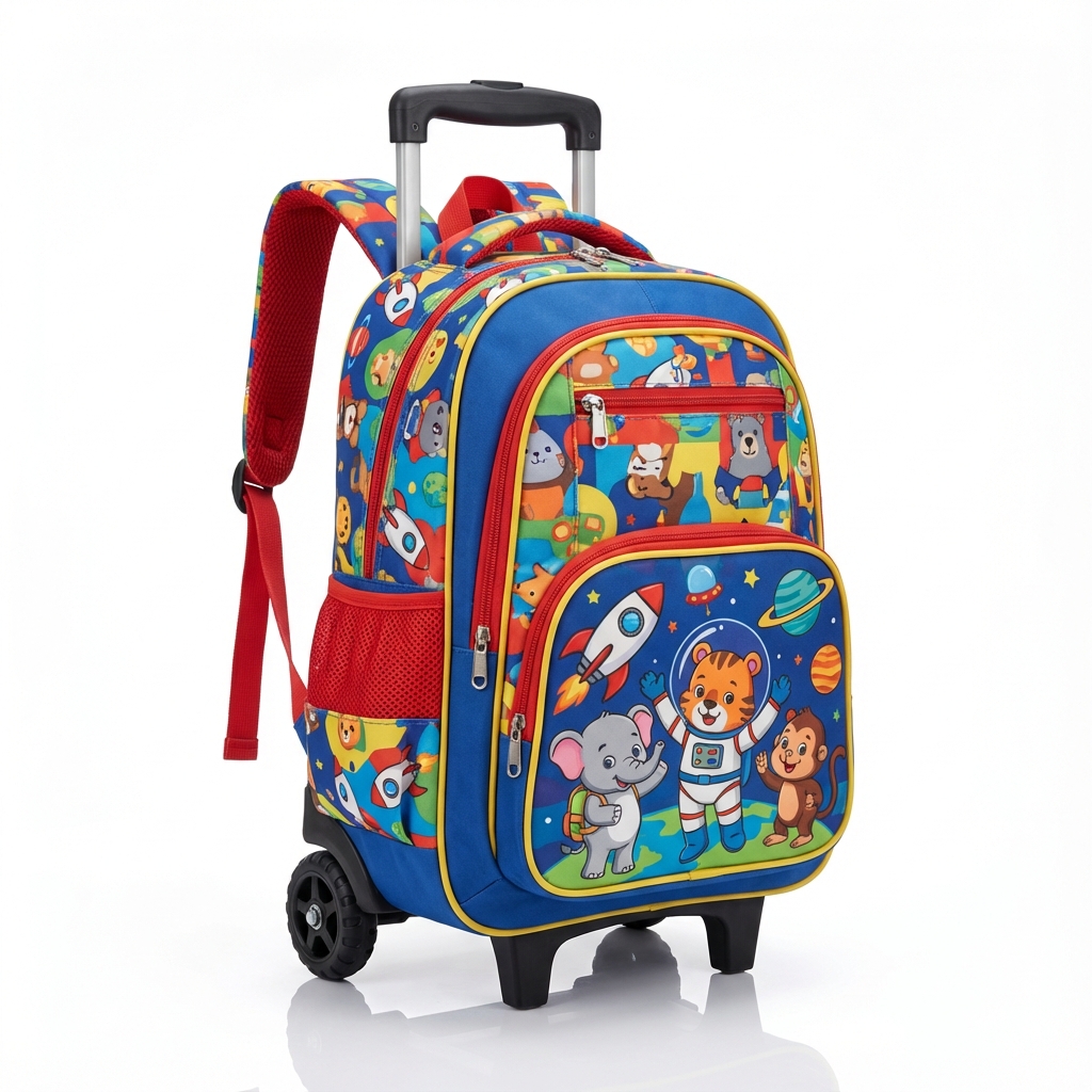 Kids School Bag with Wheels